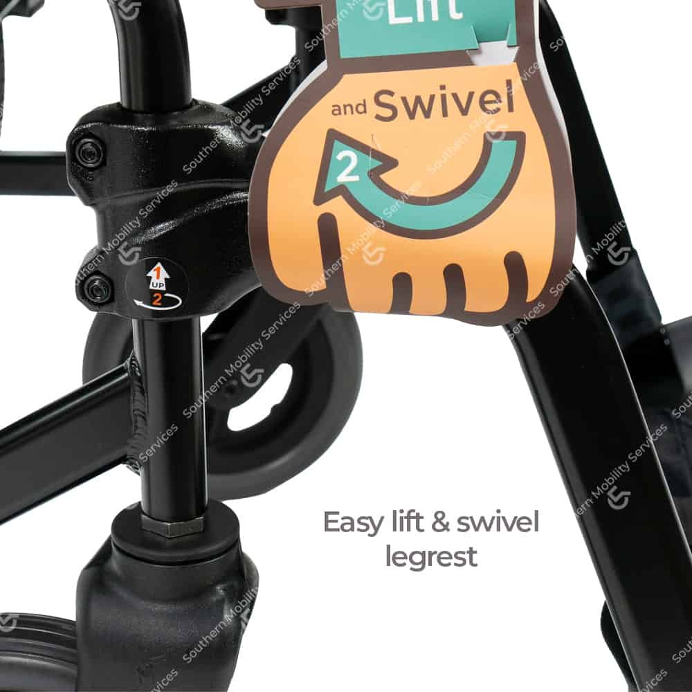 karma sparrow 2 self propelled wheelchair legrests