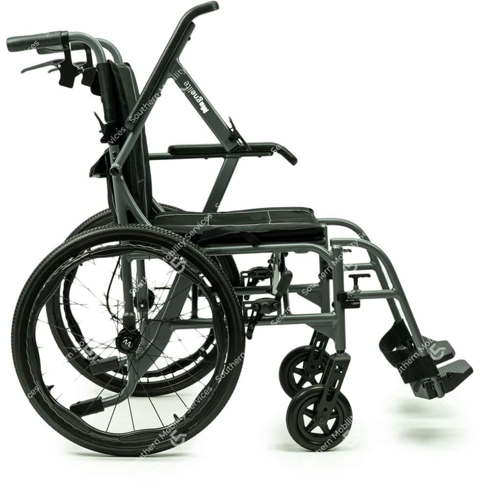 magnalite self propelled wheelchair adjustable arm