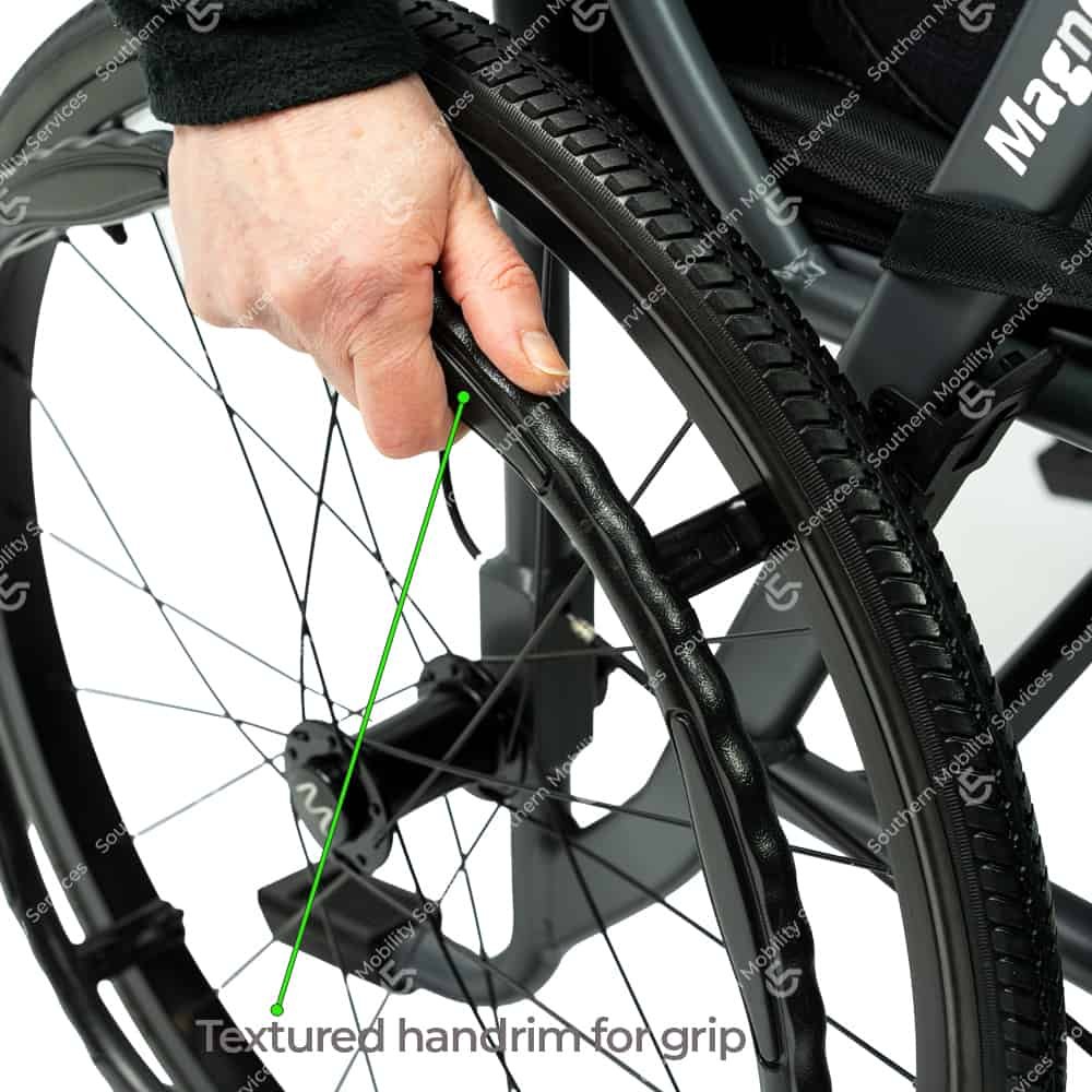 magnalite self propelled wheelchair handrim