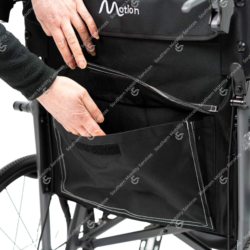 magnalite self propelled wheelchair rear pocket