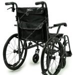 magnalite self propelled wheelchair rear view
