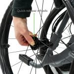 magnalite self propelled wheelchair removable wheels