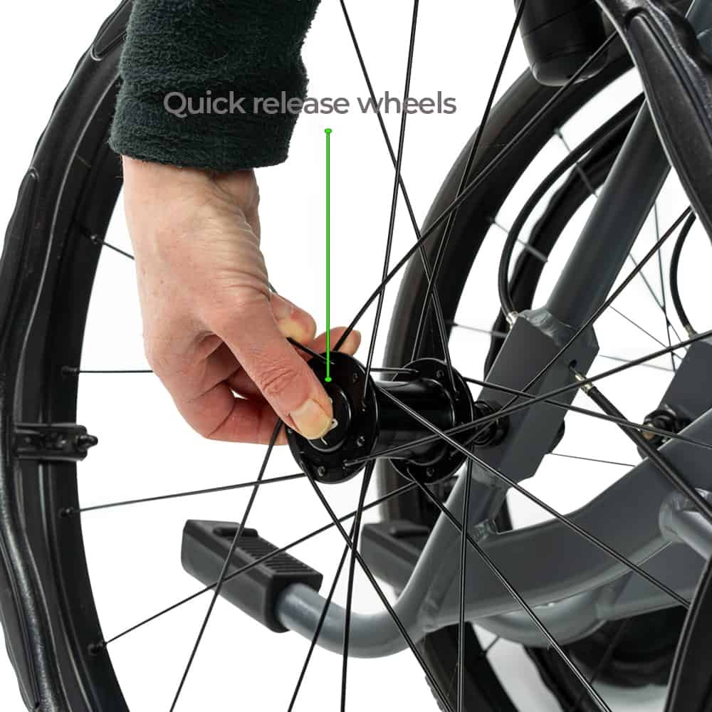magnalite self propelled wheelchair removable wheels