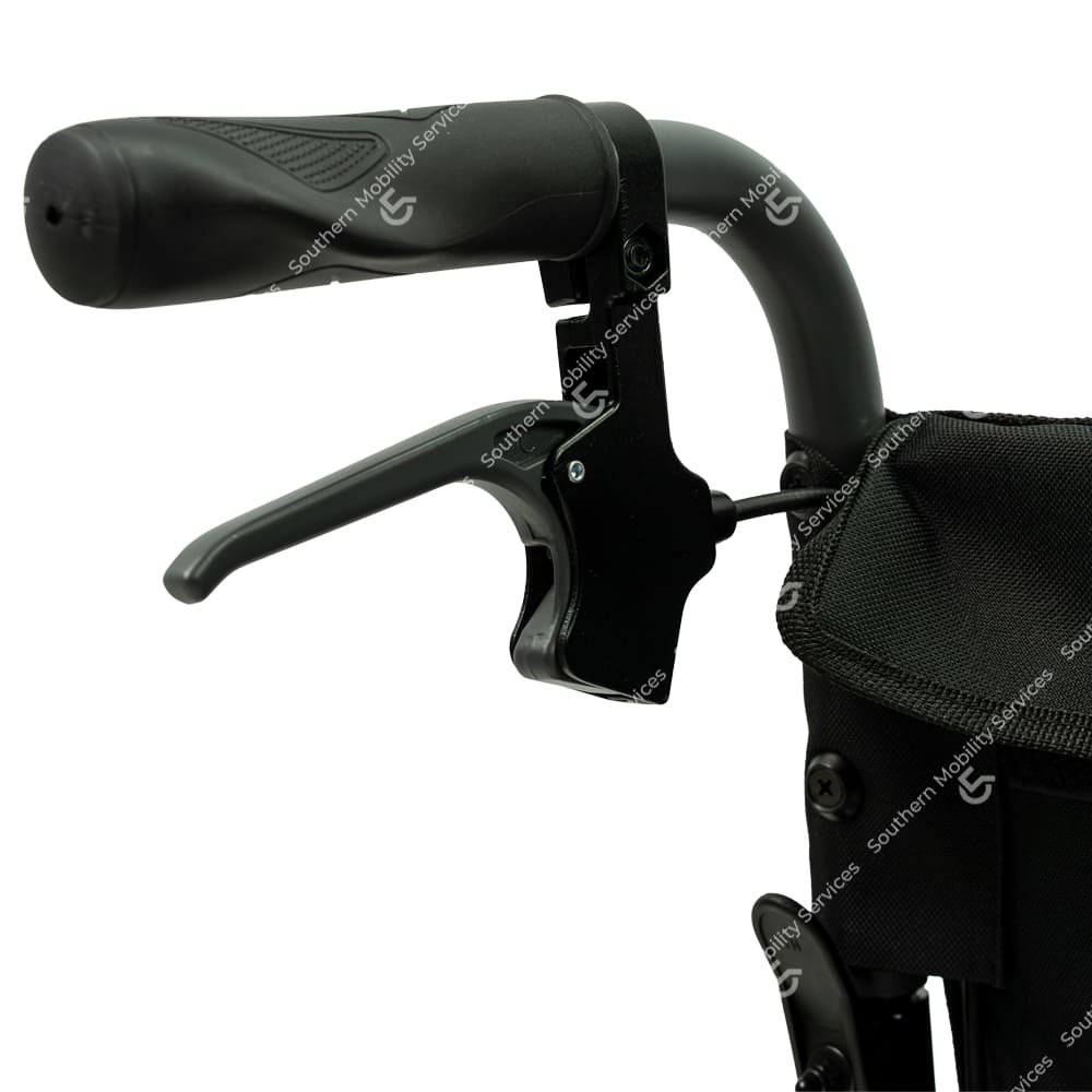 magnalite self propelled wheelchair slowing brakes