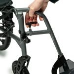 magnalite self propelled wheelchair swing away legrest