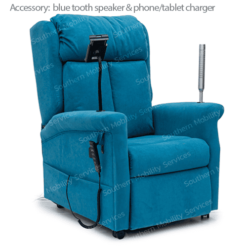 rise recline blue toothspeaker and phone holder rise recline blue toothspeaker and phone holder