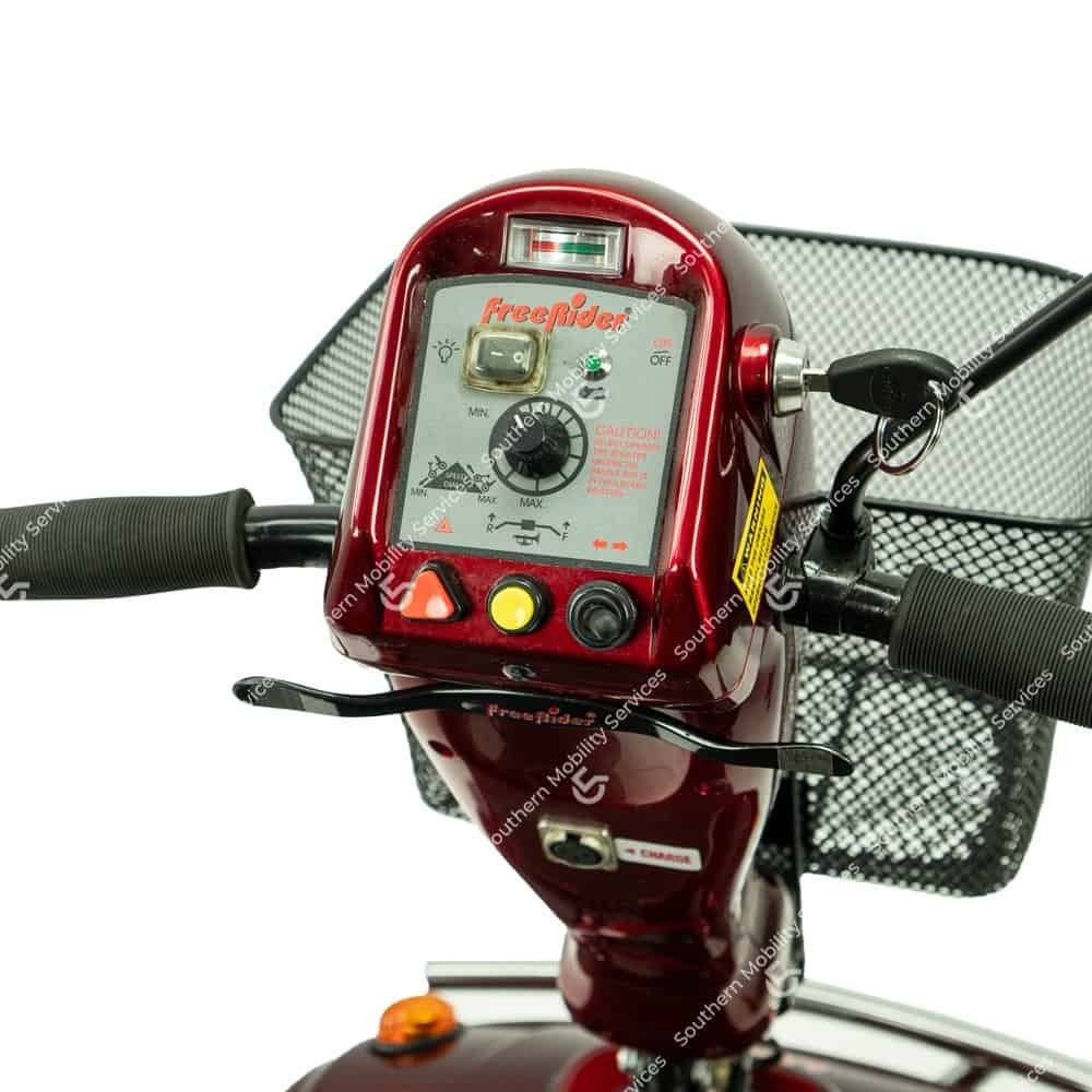 used freerider mayfair 4mph mobility scooter tiller