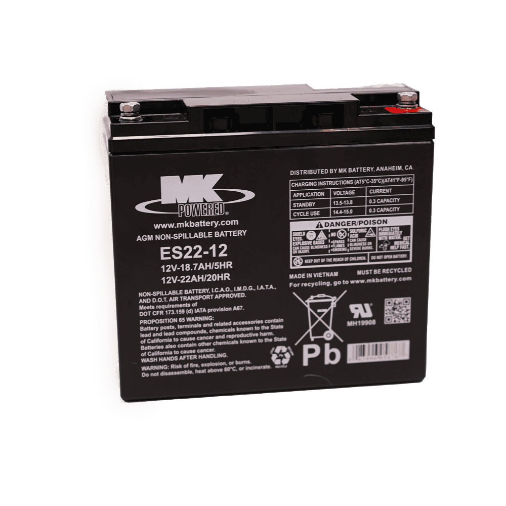 22ah mobility scooter powerchair batteries