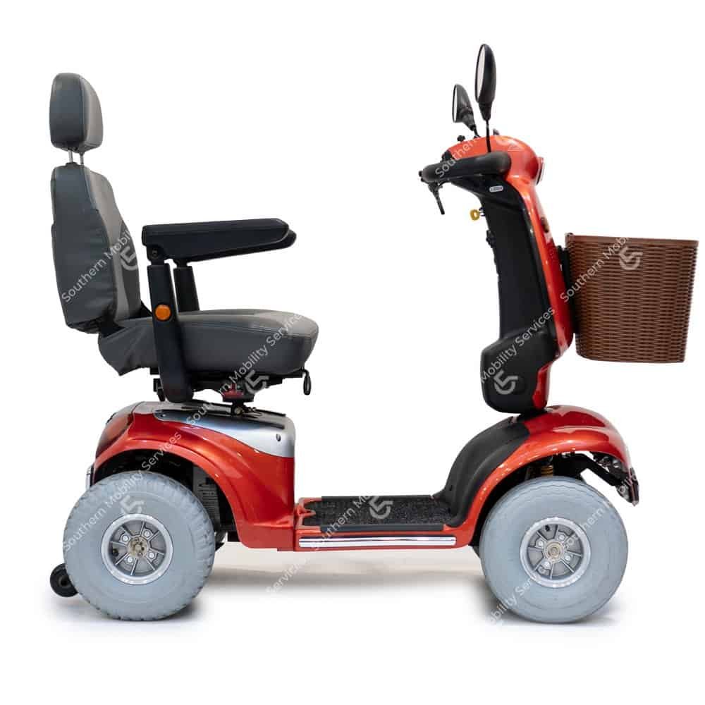 shoprider cadiz 8mph mobility scooter in orange basingstoke