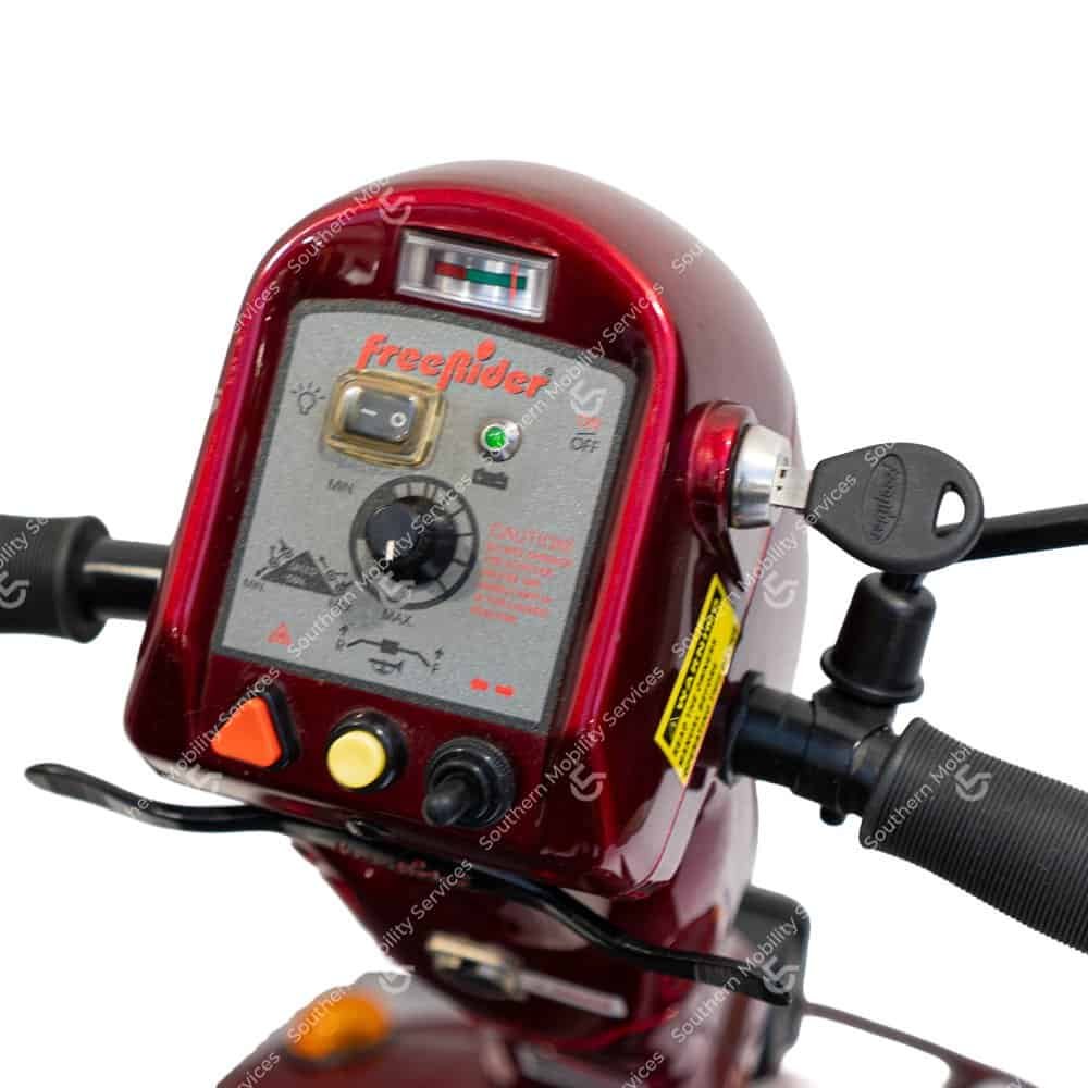 used red freerider mayfair mobility scooter farnham