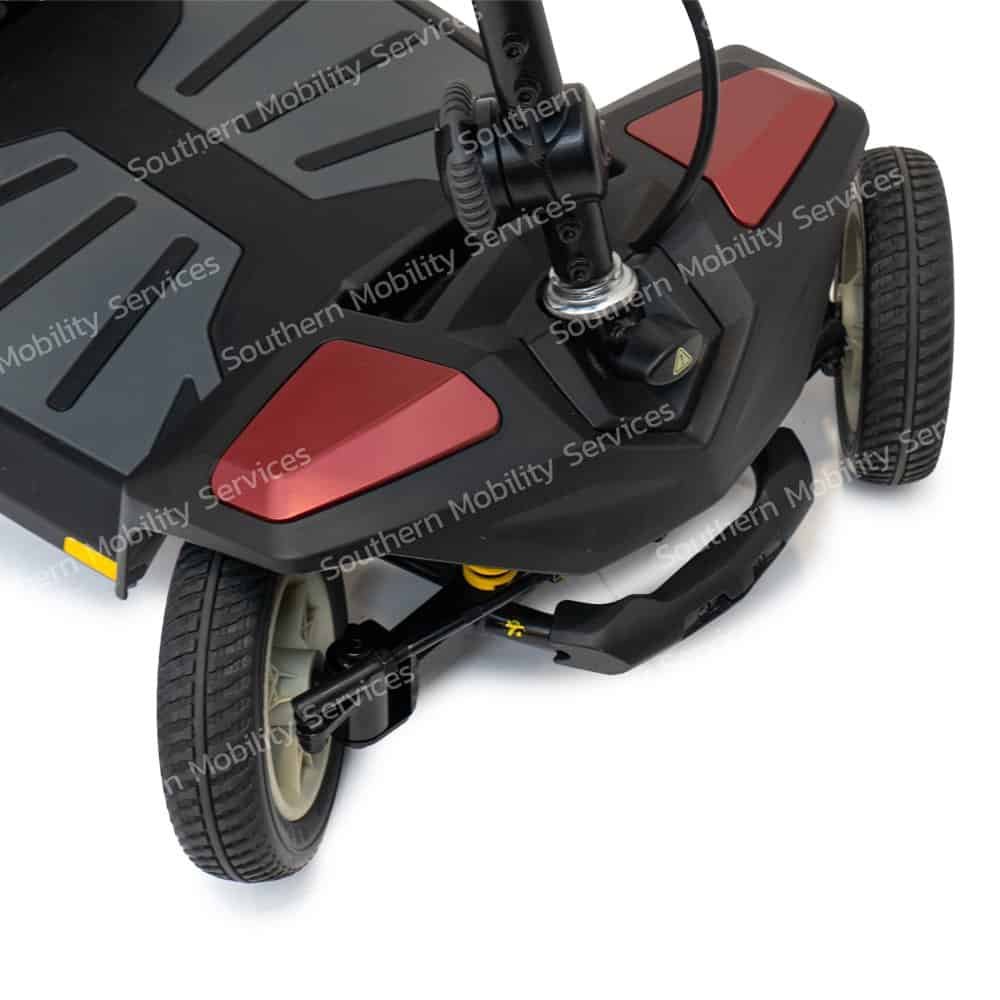pride go go indurance maxx li portable scooter tight turn