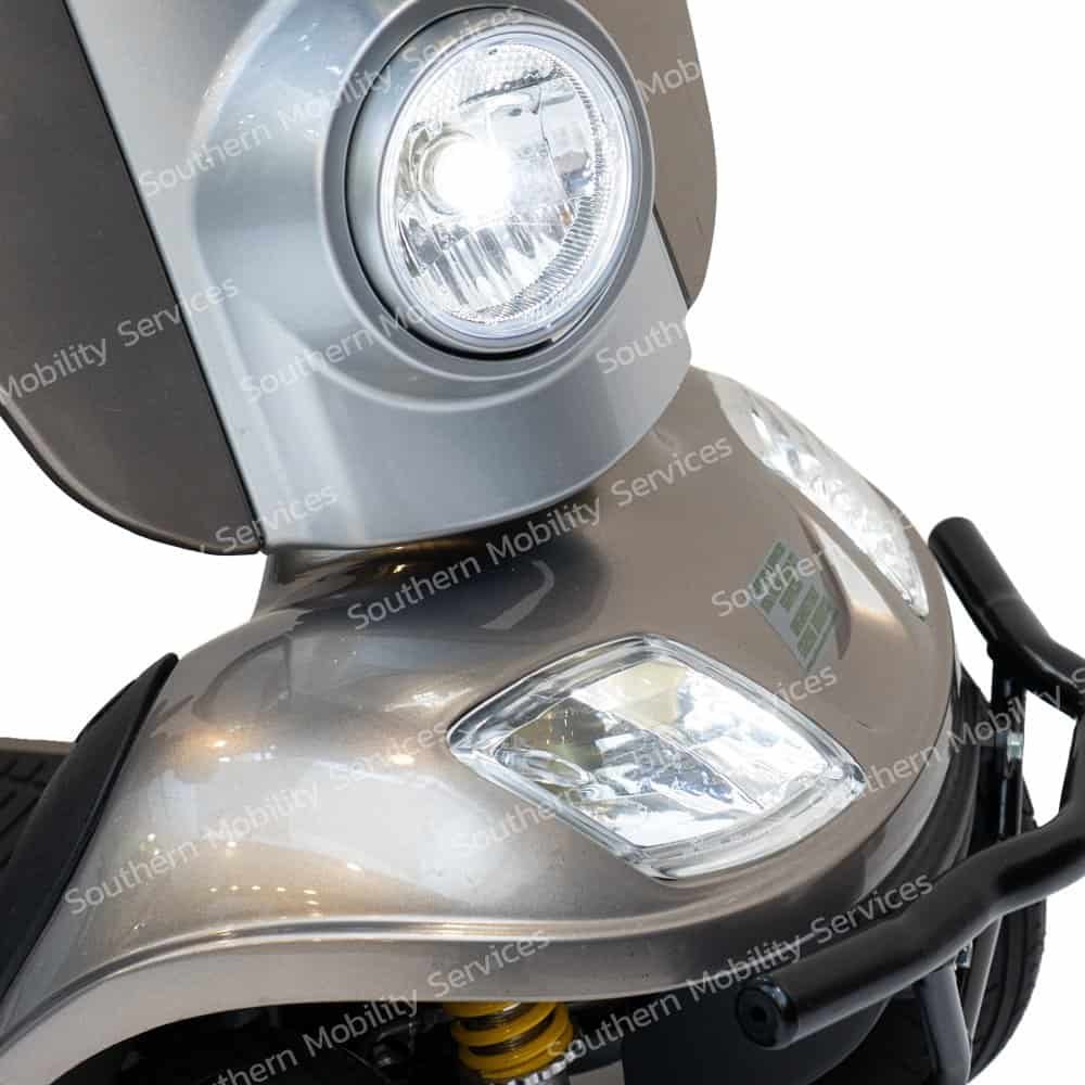used kymco midi 8mph mobility scooter front lights