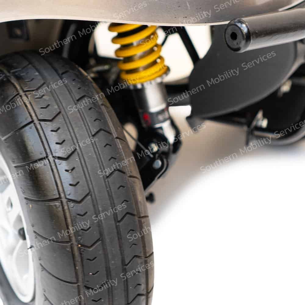 used kymco midi 8mph mobility scooter suspension