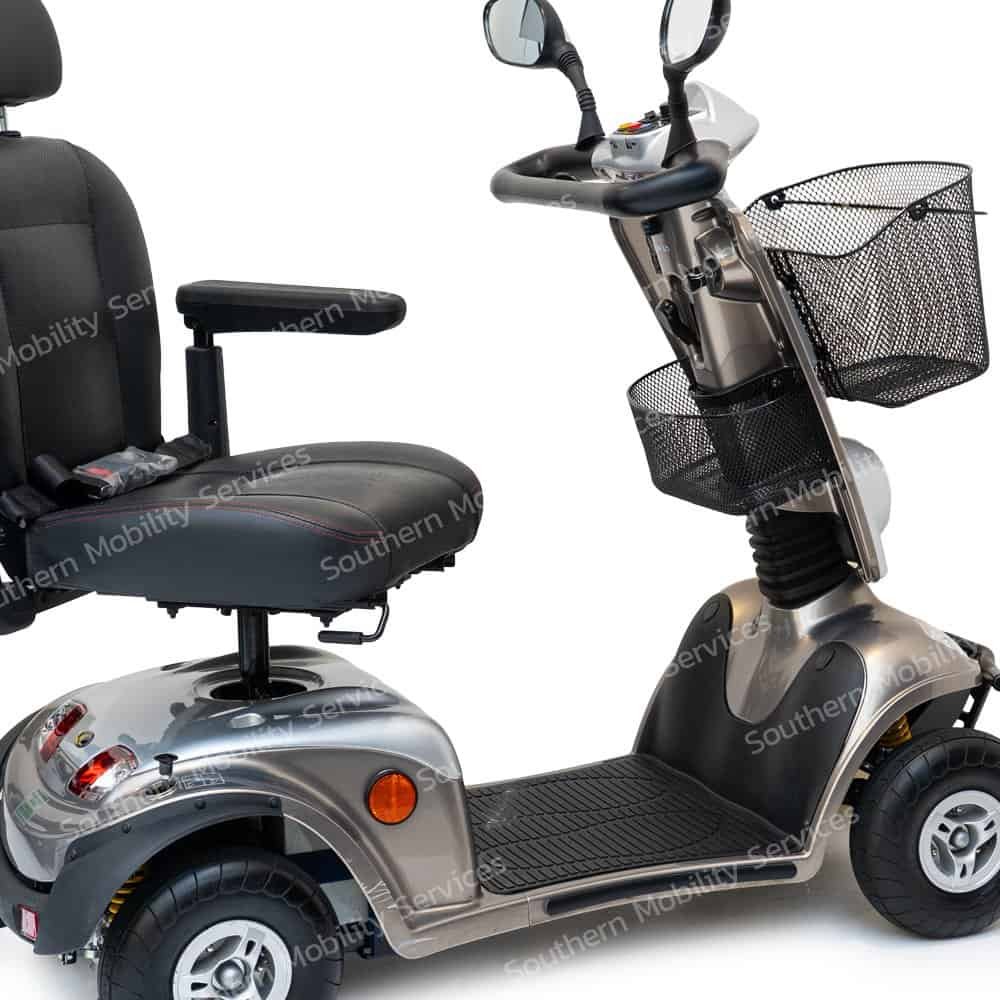 used kymco midi 8mph mobility scooter swivel seat
