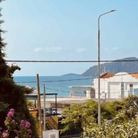 Θέα θάλασσα από το διαμέρισμα στην Καβάλα
