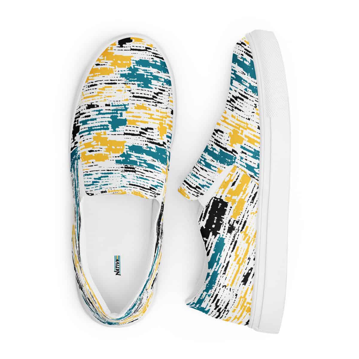 Bahamian Spectacle - Men’s slip-on canvas shoes