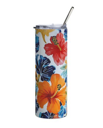 Stainless Steel Tumbler (Hibiscus)