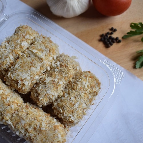 Croquetes de vedella en un envàs