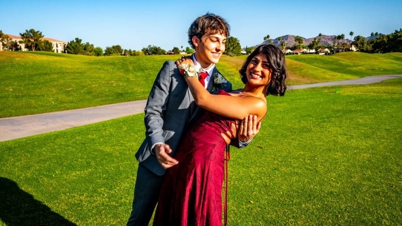 Joyful Couple at Wedding Event