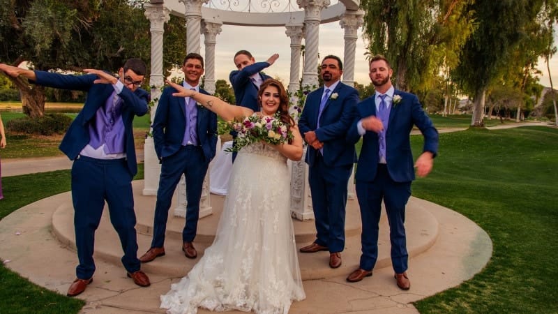 Wedding Party at the Park