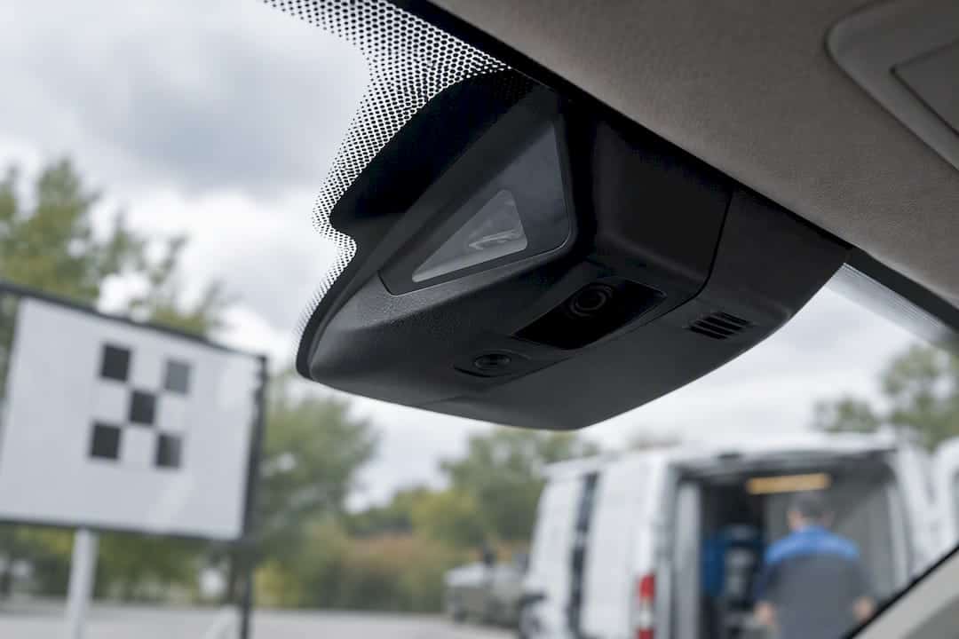 Windshield mounted ADAS camera sensor