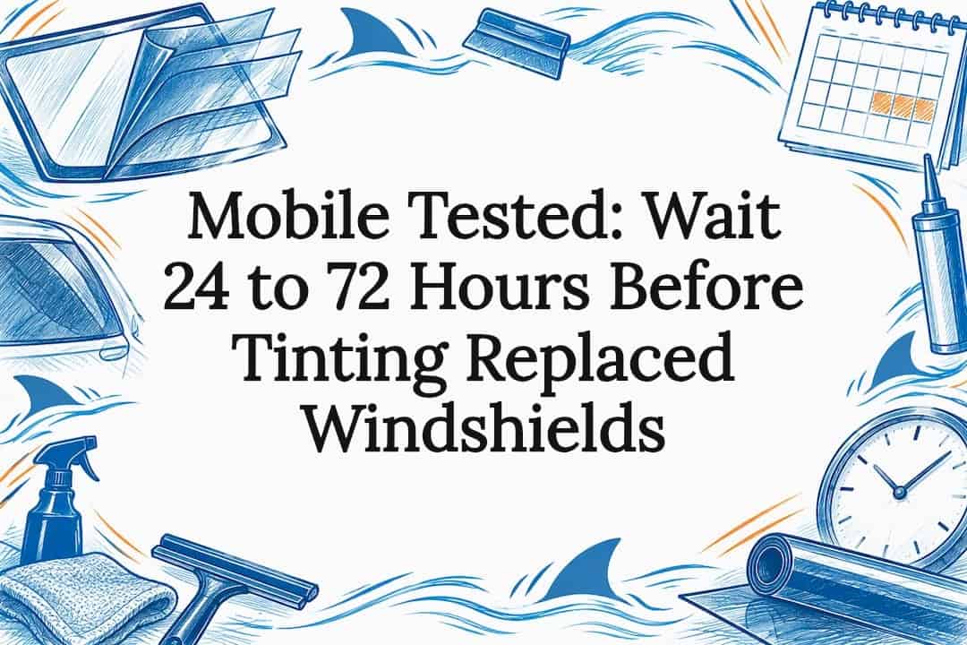 Featured image for “Mobile Tested: Wait 24 to 72 Hours Before Tinting Replaced Windshields”