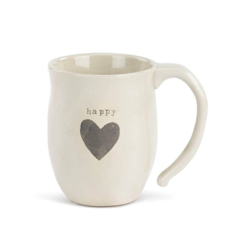 Handmade stoneware mug intentional living product for morning ritual