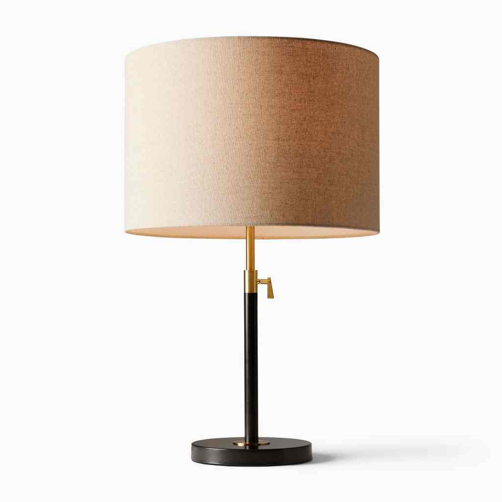 West eEm telescoping adjustable brass table lamp for intentional ritualist dad fathers day reading ritual.