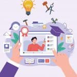 Digitale Lernumgebung mit Lehrvideos, Zertifikaten und Lernmaterialien.