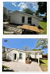 Completed room expansion by Stanton & Co. in a Fort Worth home