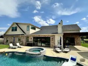 Completed home addition by Stanton & Co. in a Fort Worth home