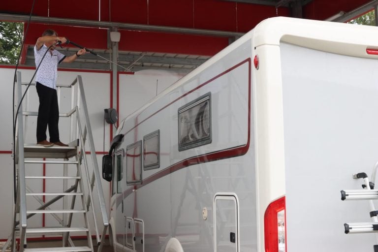 Station Lavage Mathod pour camping car