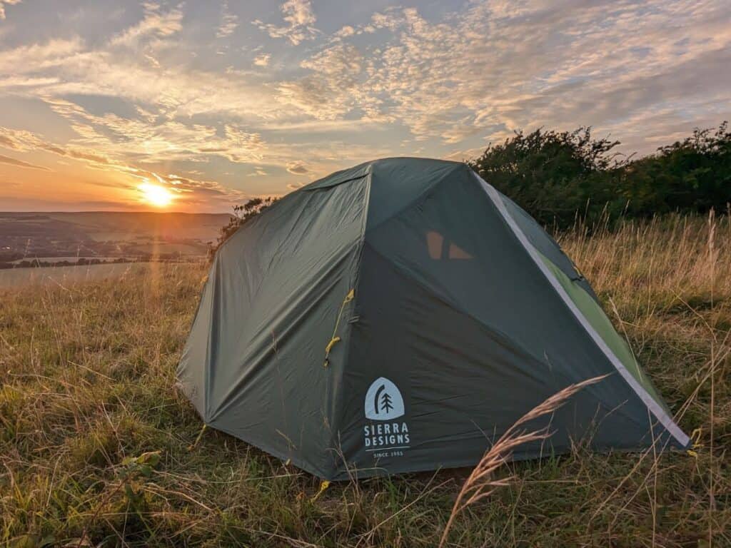 UK Camping Guide: Wild Camping, Gear & Safety Tips (2025) 4 Wild Camping in England - Sierra Designs Meteor 3000