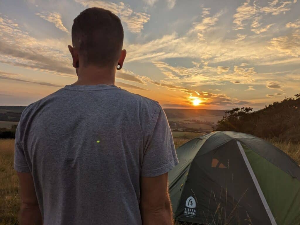 Watching the sunset