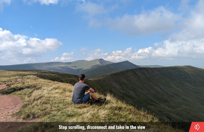 Disconnect and take in the view