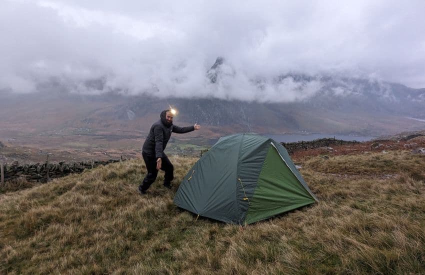 What is a Tent Footprint and Do You Actually Need One? 3 Tent on a hillside in Wales