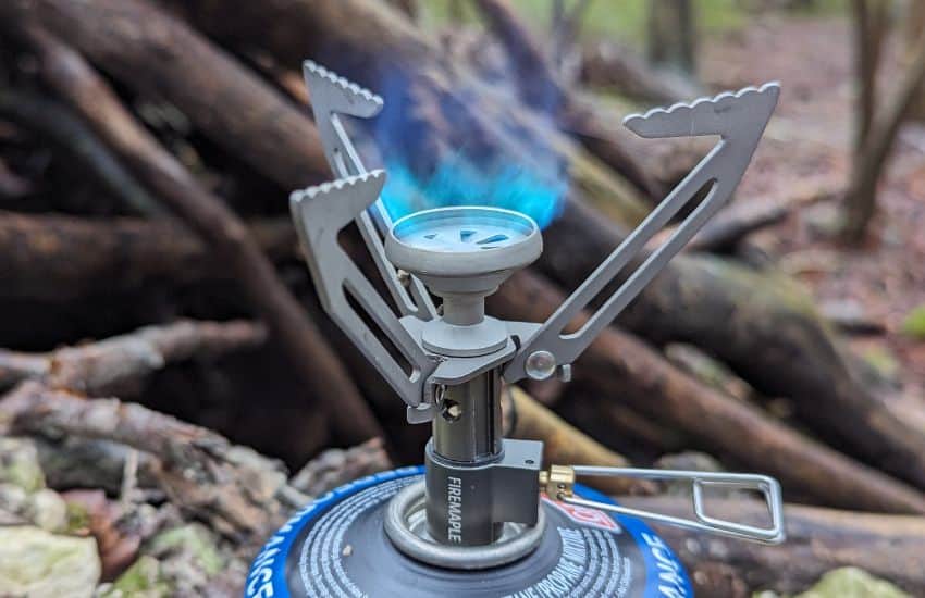 Fire Maple Hornet Ⅱ Titanium Gas Stove Review (2024) 2 Fire Maple Hornet II Flame