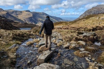 Hiking in Snowdonia National Park, Wales