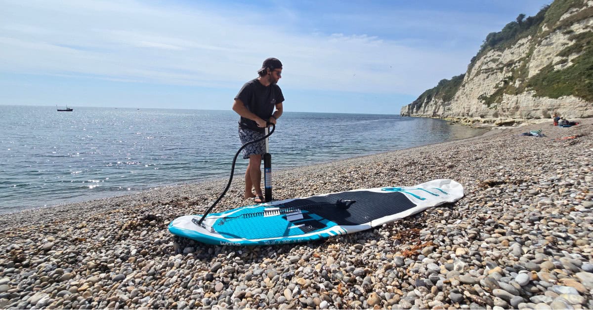 How to Inflate a Paddleboard using a Dual Action Pump