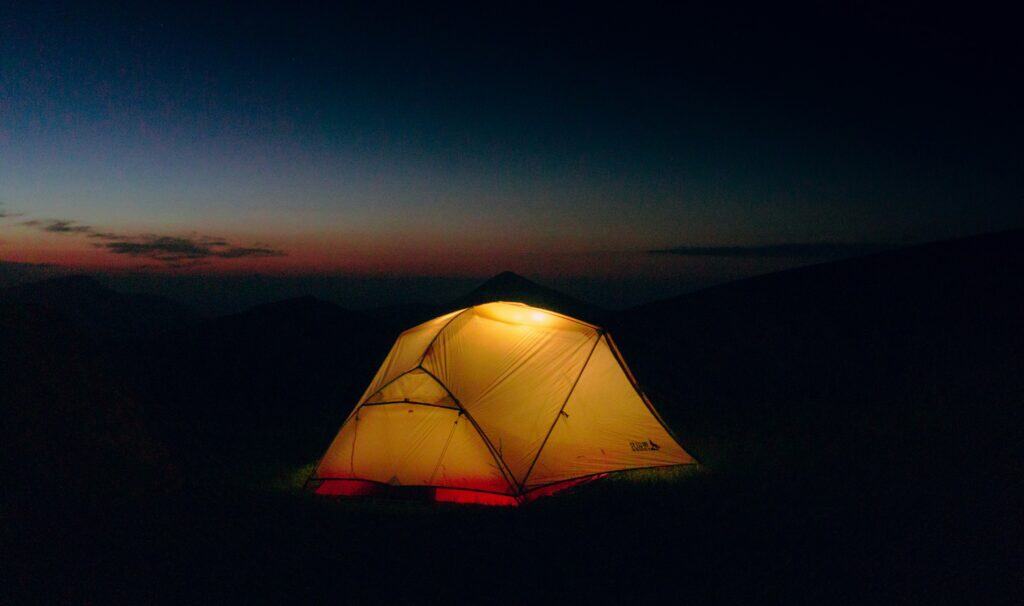 Winter Camping in the UK: Safety Tips & Essential Gear Guide 3 After twilight in tent