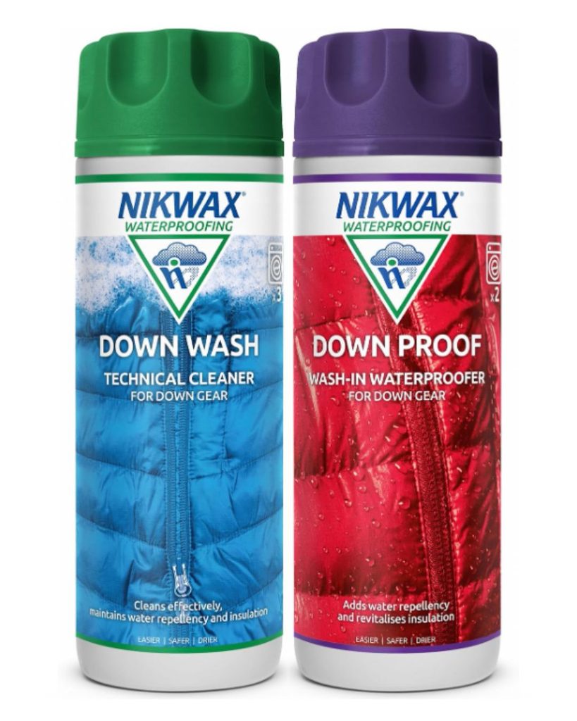 6 Best Insulated Jackets for UK Weather (2026) 14 Nikwax Down Wash Down Proof Twin Pack