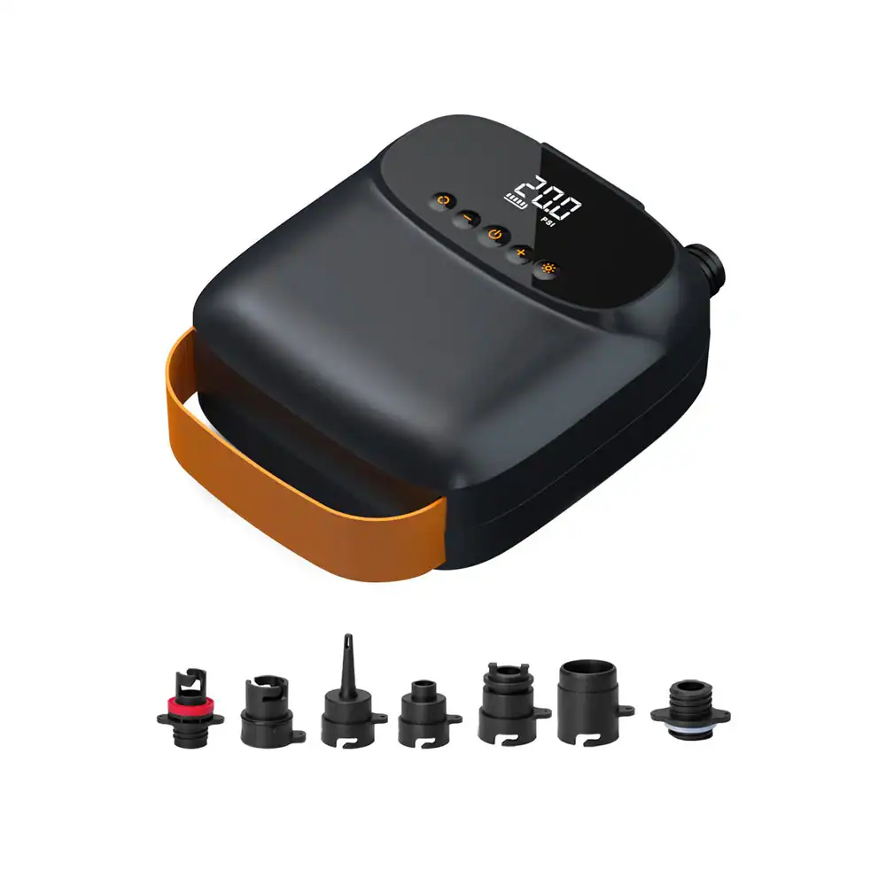 Best Electric Pump for Paddle Boards: 6 Top Picks (2026) 6 electric pump for sup kayak 20psi blackorange wave sups uk 353814