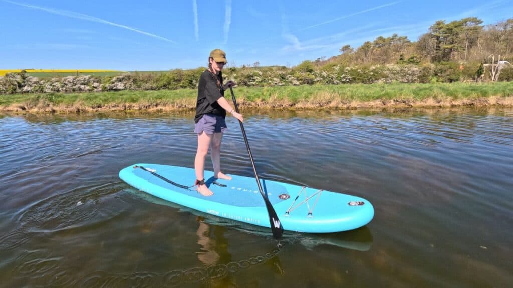 Wave Cruiser vs Wave Tourer: Which Wave Board Should You Buy? (2026) 6 Becci on the Wave Cruiser at Cuckmere Haven