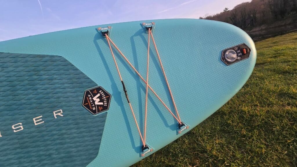 Wave Cruiser 3.0 Review | Best Budget SUP in 2026? 7 Wave Cruiser Paddle Board - bungee storage