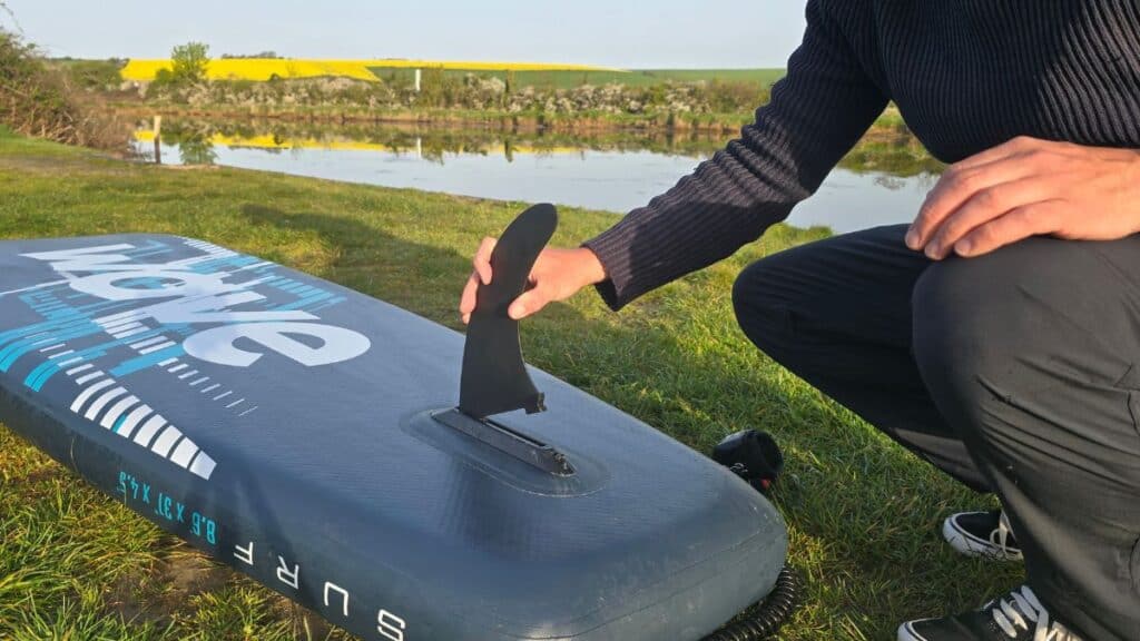 Wave Surf Kids Review: Best Kids' Paddleboard Kit in 2026? 5 Wave Surf Kids Paddle Board clip in fin
