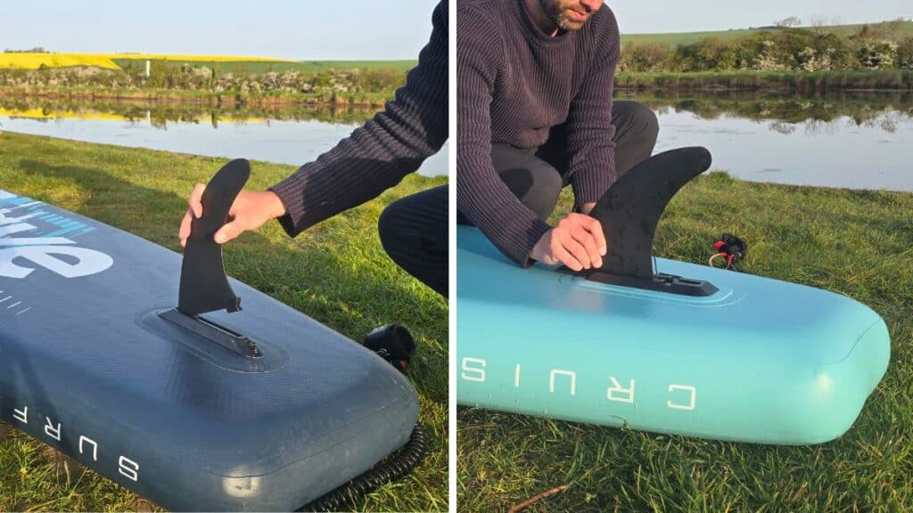 Wave Cruiser vs Wave Tourer: Which Wave Board Should You Buy? (2026) 11 Wave Cruiser vs Wave Tourer - Fins