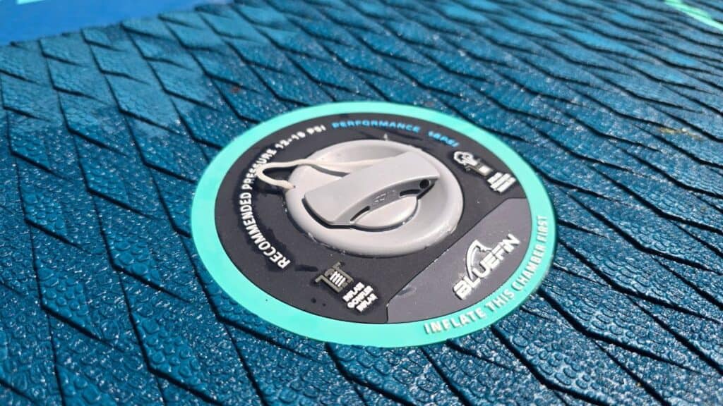 Bluefin Carbon 12 Review (2026) - Premium Touring iSUP Tested 3 Bluefin Carbon 12 Paddleboard dual chamber