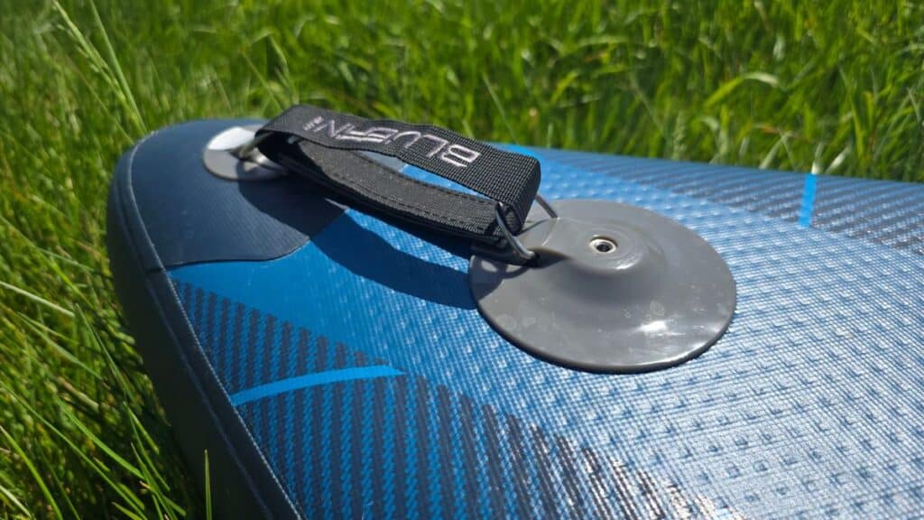 Bluefin Carbon 12 Review (2026) - Premium Touring iSUP Tested 5 Bluefin Carbon 12 Paddleboard carry handle