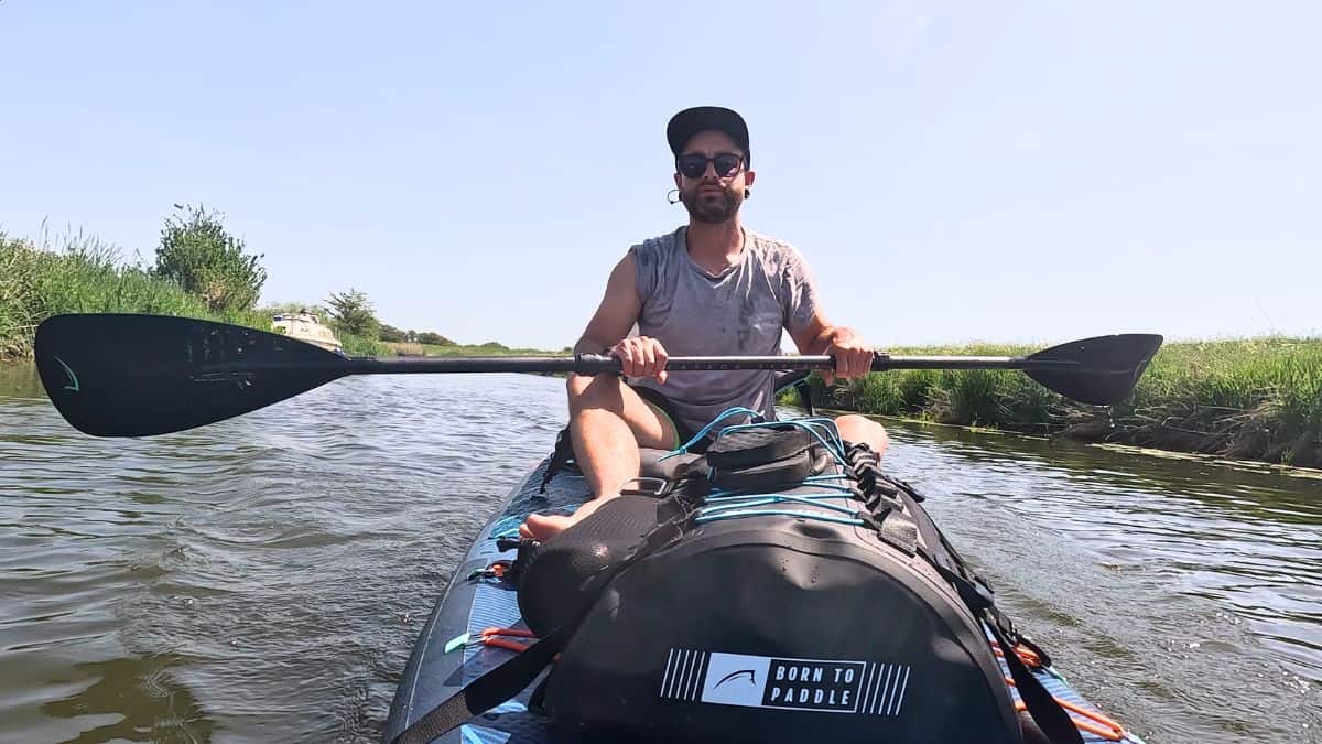 Bluefin Carbon 12 Paddleboard kayak conversion