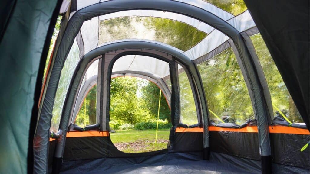 OLPRO Blakedown Breeze 4 Berth Inflatable Tent Review 2026 4 OLPRO Blakedown Breeze Tent windows and skylights